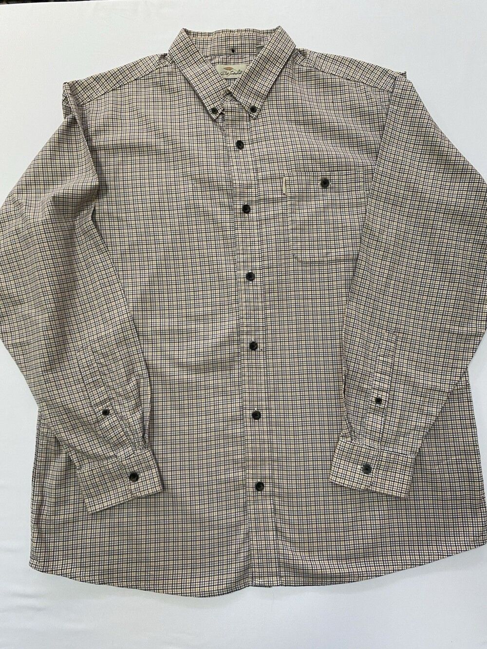 Bob Timberlake Men's Long Sleeve Button Down Shirt XL Purple Gold Plaid LSU